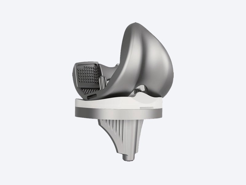 High flexion non-constrained knee system